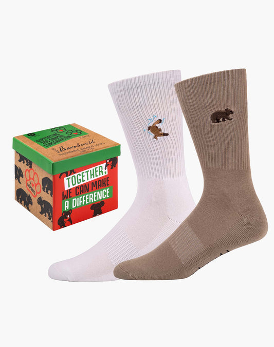 MENS PLATYPUS & WOMBAT 2PK ZOO CONSERVATION GIFT BOX