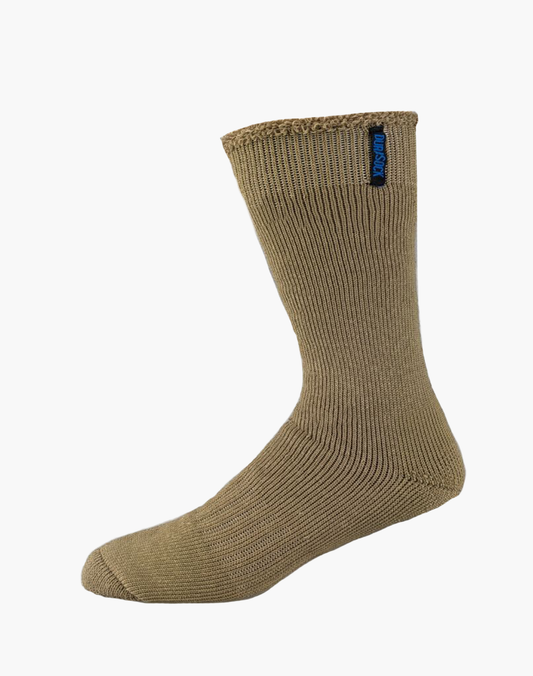 HEAVY DUTY BAMBOO &amp; MERINO WORK SOCK - SAND