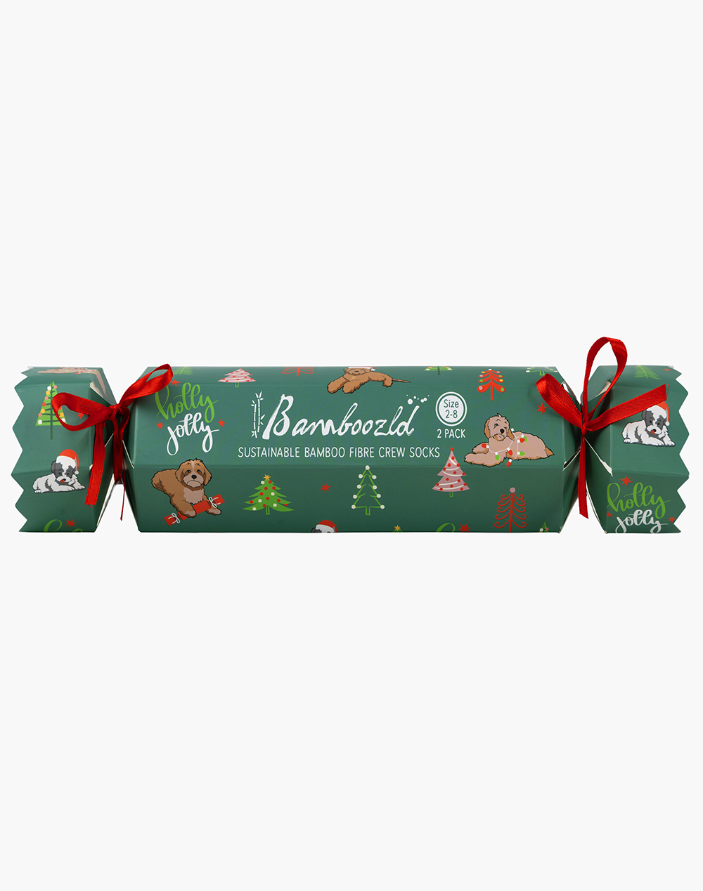 WOMENS CHRISSY CAVOODLES 2PK XMAS CRACKER