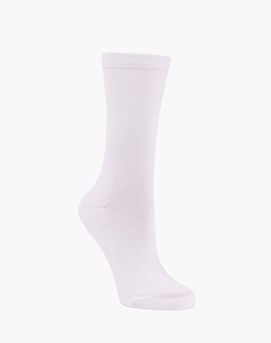 NON-TIGHT COTTON HEALTH SOCK – WHITE