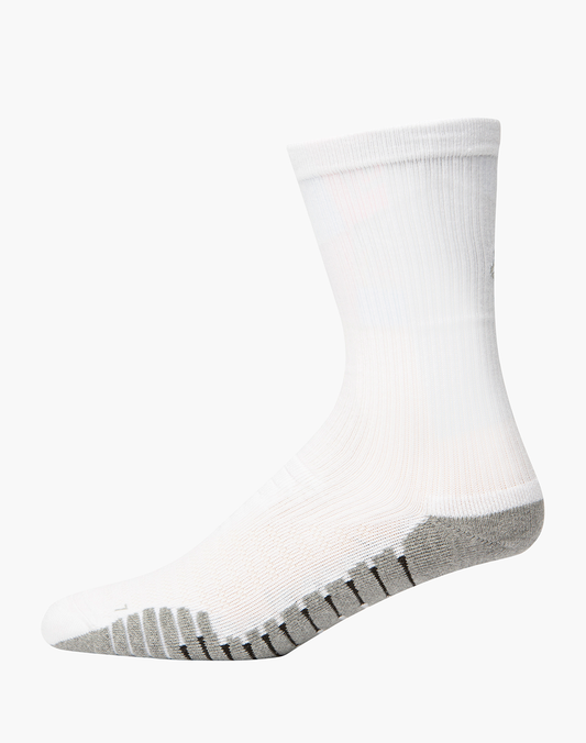 CROSS TRAINER CREW - WHITE - Pussyfoot Socks Pty Ltd