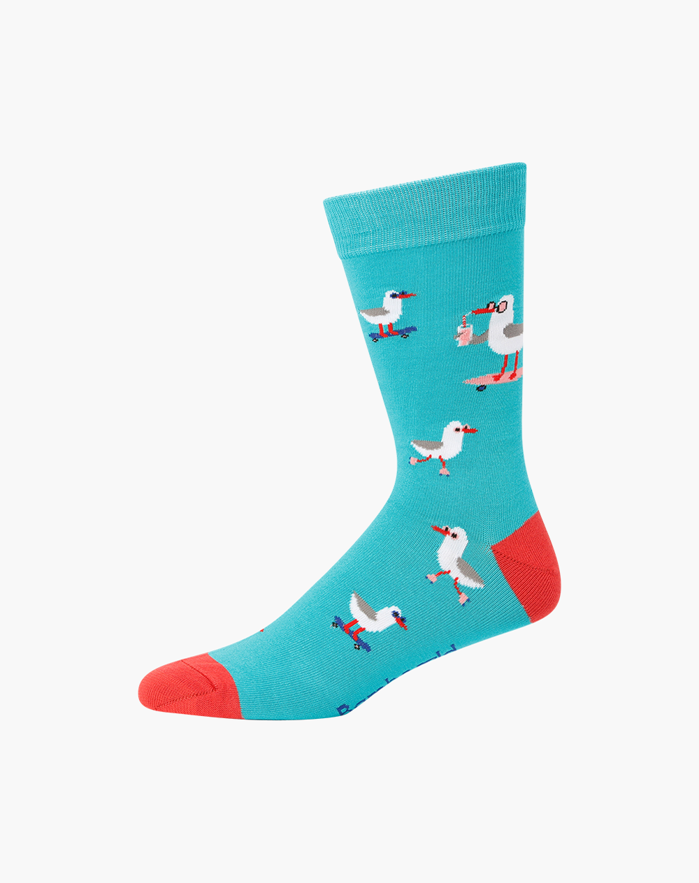 MENS SEASIDE SEAGULL SOCK – Bamboozld