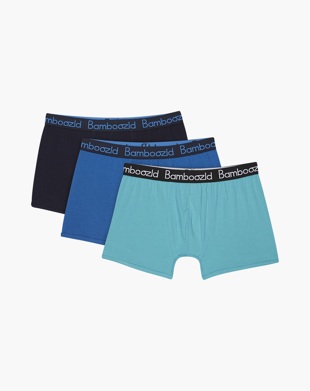 MENS COMFY BAMBOO 3 PACK TRUNKS - BLUE – Bamboozld