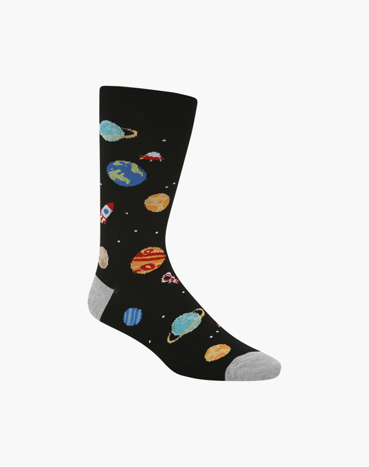 MENS I NEED SPACE BAMBOO SOCK