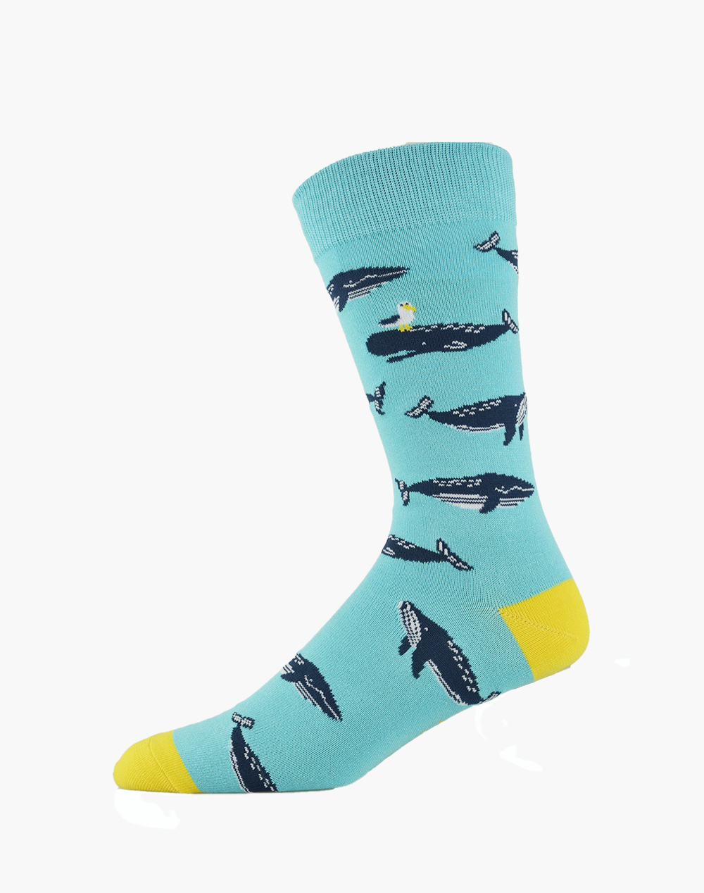 Mens Moby Dick Whale Bamboo Sock Bamboozld