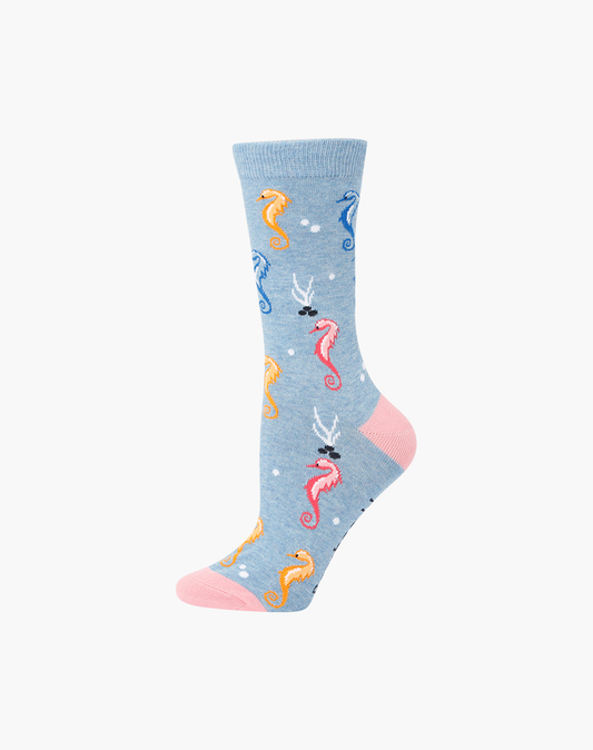 WOMENS SEAHORSE MAGIC BAMBOO SOCK