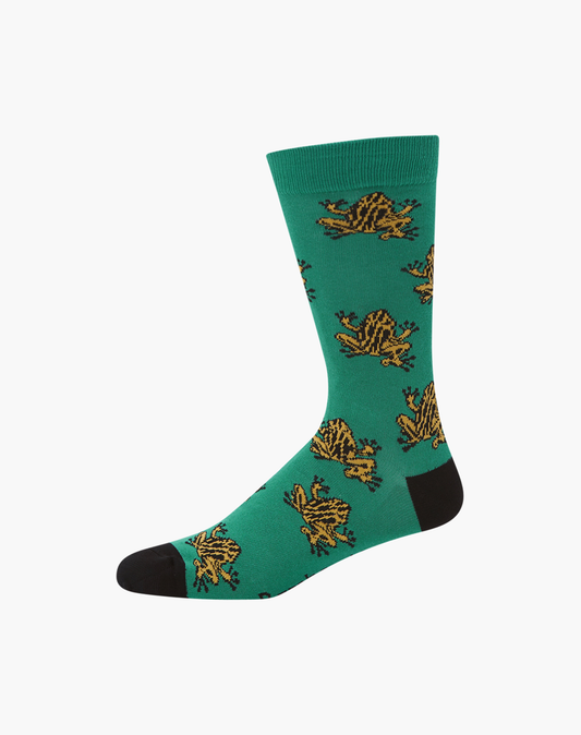 MENS CORROBOREE FROGS BAMBOO SOCK