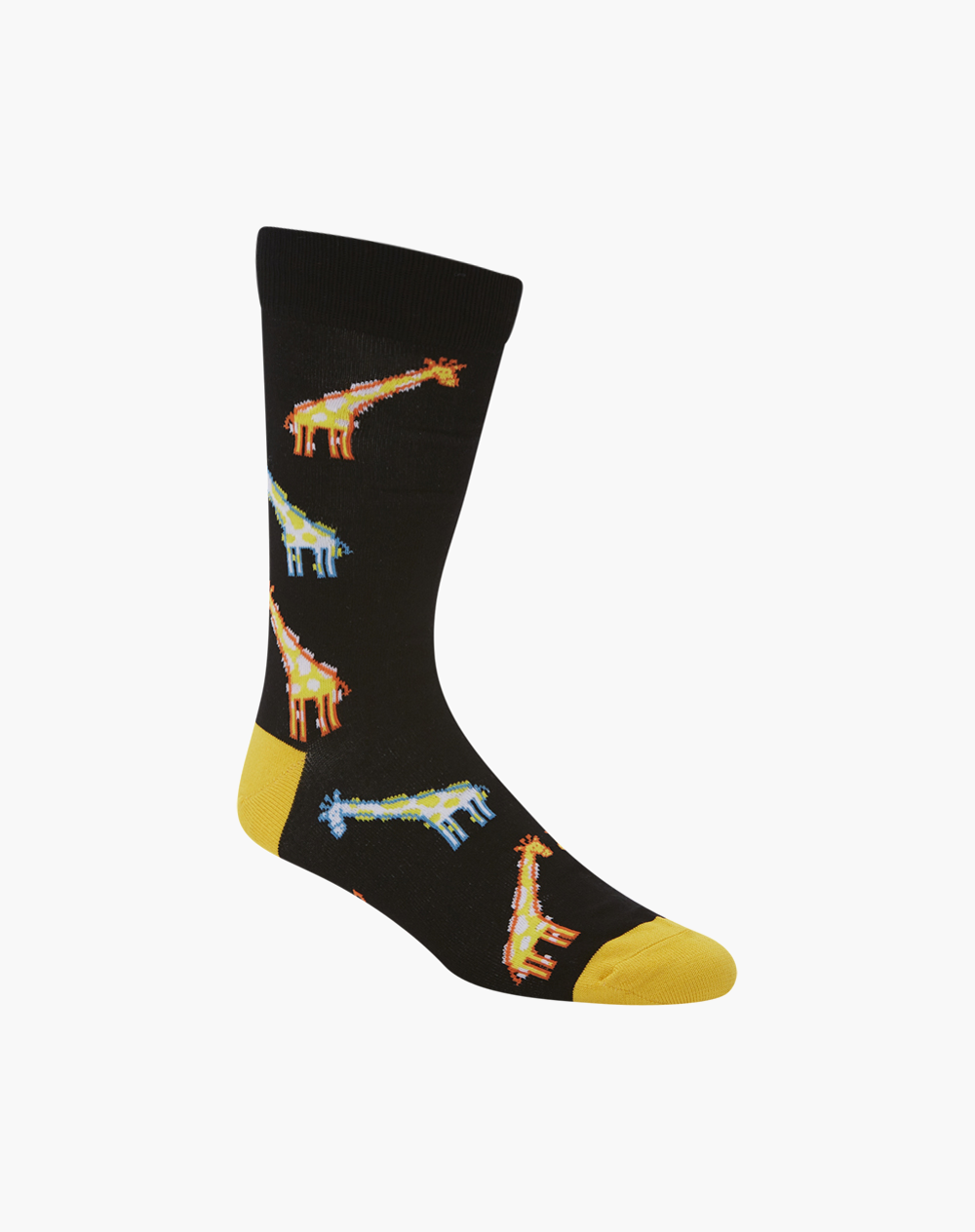 MENS SPOTTED GIRAFFE BAMBOO SOCK