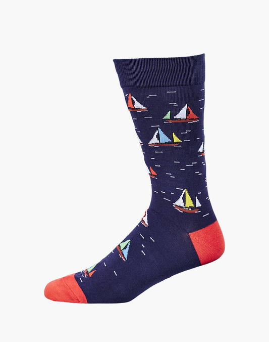 MENS SAIL AWAY BAMBOO SOCK